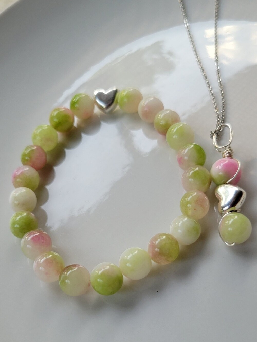 Watermelon Quartz 8mm